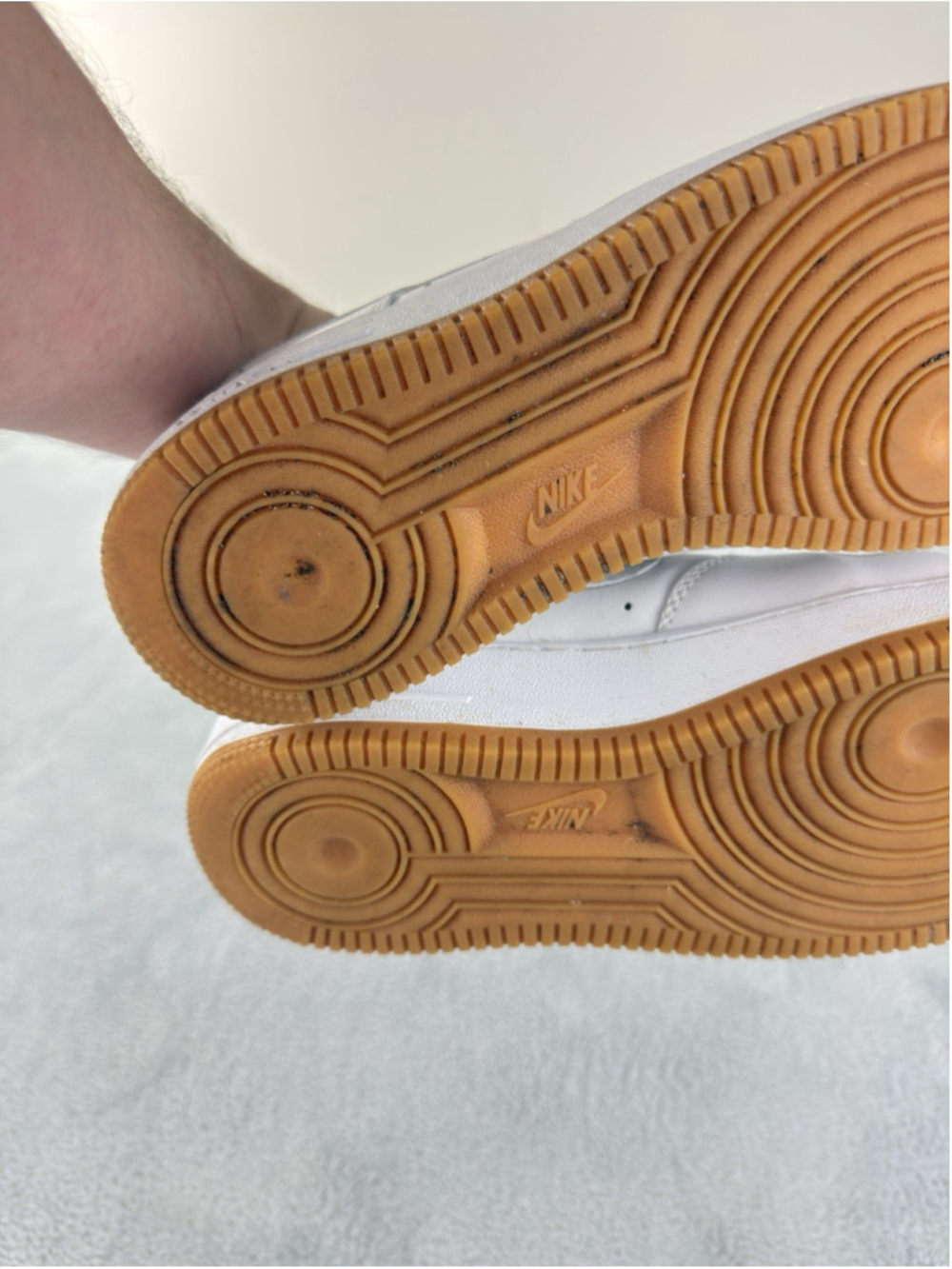 Nike Air Force 1 Low '07 White Gum Men's Size 9 US/8 UK/42.5 EU DJ2739-100 - Picture 4 of 13